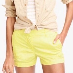 J Crew Neon Chino Shorts